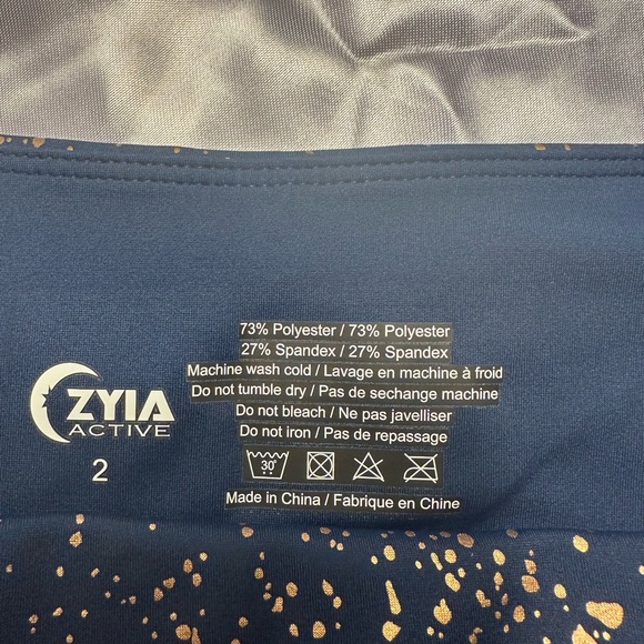 Zyia Active Blue Stay Gold LNT - Picture 3 of 3